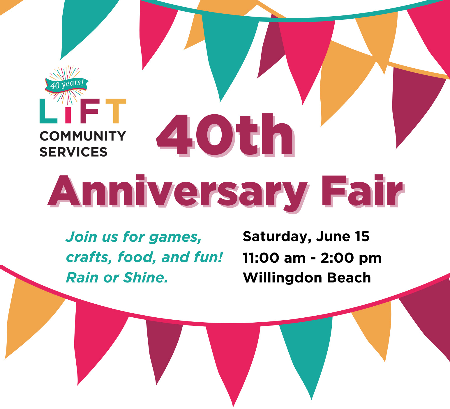 40th Anniversary Fair